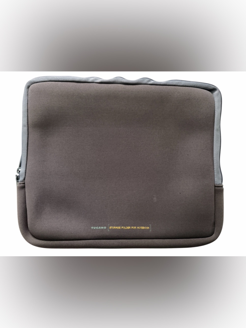 Tucano Gray Second Skin Notebook Laptop Sleeve